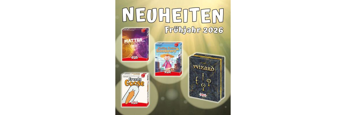 AMIGO Spieleneuheiten Frühjahr 2026 bei allgames4you.de - AMIGO Spieleneuheiten Frühjahr 2026 bei allgames4you.de