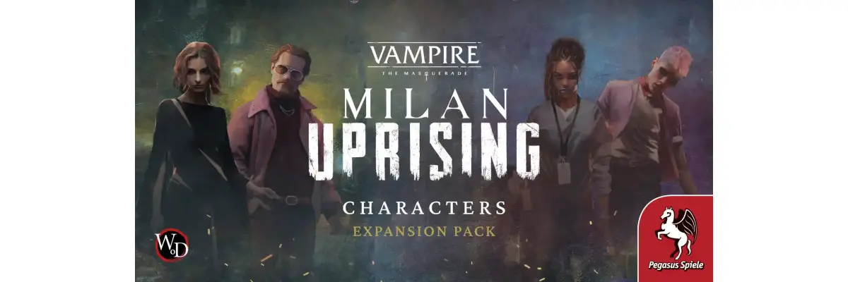 Die neuen Erweiterungen zu Teburu: Vampire &amp;ndash; The Masquerade: Milan Uprising sind da! - Teburu: Vampire – The Masquerade: Milan Uprising | Allgames4you