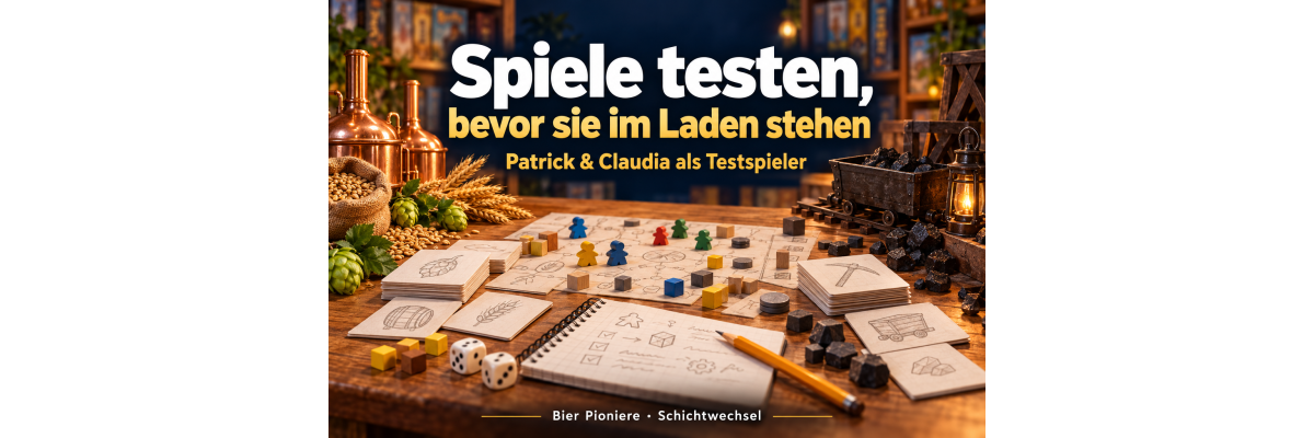 Spiele testen, bevor sie im Laden stehen: Patrick und Claudia als Testspieler - Patrick &amp; Claudia als Testspieler | Allgames4you