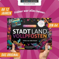 STADT LAND VOLLPFOSTEN – 70/80/90 EDITION - Früher war alles besser (DinA4-Format)