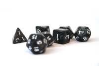 Würfelset Pearl: Black/White  (7)
