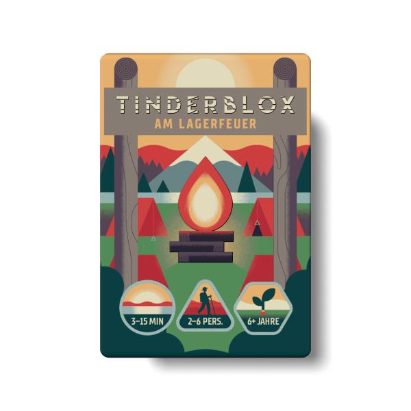 Tinderblox – am Lagerfeuer – Geschicklichkeitsspiel