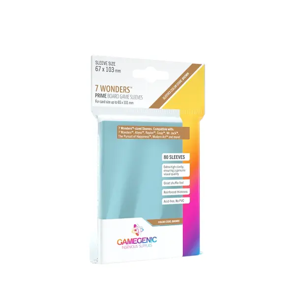 PRIME 7 Wonders Sleeves 67 x 103 mm