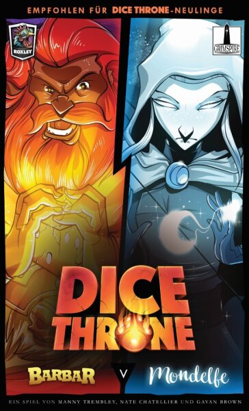 Dice Throne - Barbar vs. Mondelfe