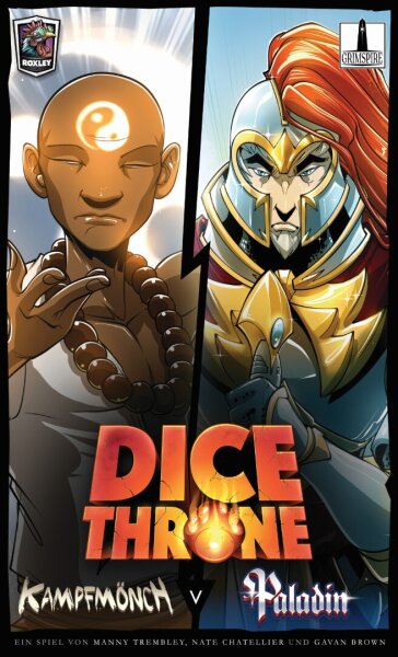 Dice Throne - Kampfmönch vs. Paladin