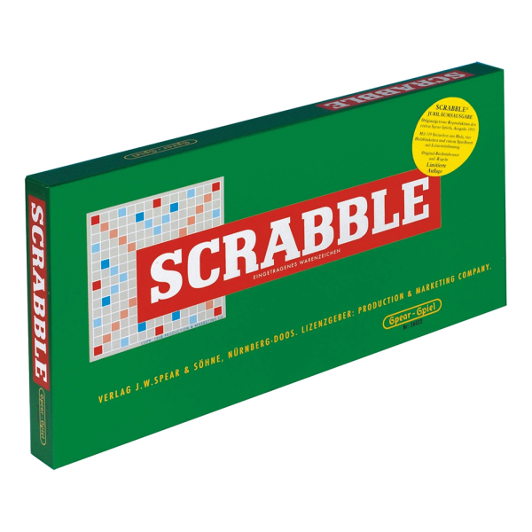 Scrabble Jubiläumsausgabe mit Holzsteinchen