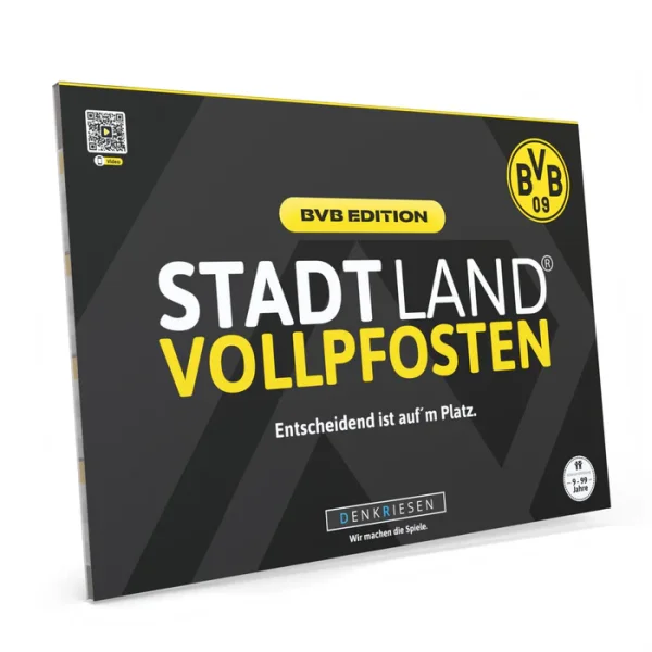 DENKRIESEN - STADT LAND VOLLPFOSTEN® - BVB EDITION - "Entscheidend ist aufm Platz." - A4