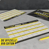DENKRIESEN - STADT LAND VOLLPFOSTEN® - BVB EDITION - "Entscheidend ist aufm Platz." - A4