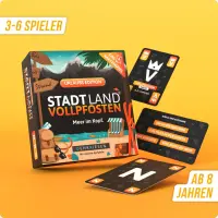 Stadt Land Vollpfosten – Das Kartenspiel: Urlaubs Edition „Meer im Kopf“