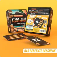 Stadt Land Vollpfosten – Das Kartenspiel: Urlaubs Edition „Meer im Kopf“
