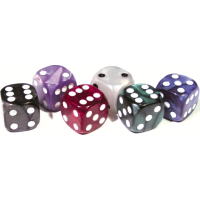 Würfel Perlmutt W6 Größe 16mm