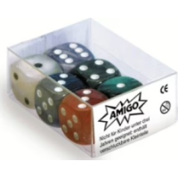 Würfel Perlmutt W06 Set gemischt