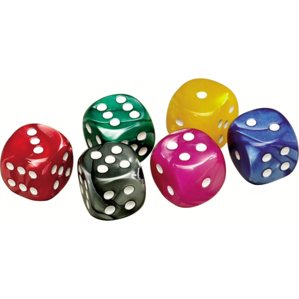 Würfel Seidig W6 Größe 22mm