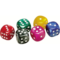 Würfel Seidig W6 Größe 22mm