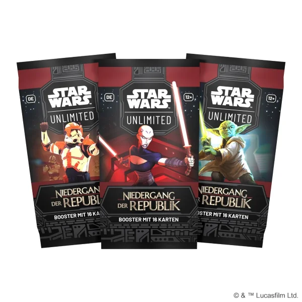Star Wars: Unlimited – Niedergang der Republik - 1 Booster Pack