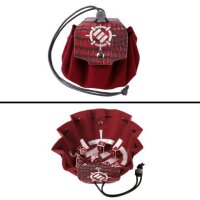 ENHANCE Tabletop Collectors Edition 7pc Metal RPG Dice Set Red