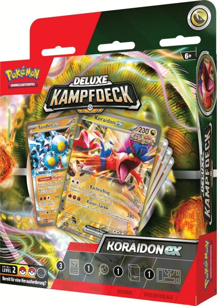 Pokemon Deluxe-Kampfdeck Koraidon August 2024 DE