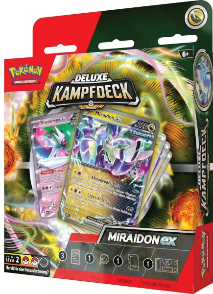 Pokemon Deluxe-Kampfdeck Miraidon August 2024 DE