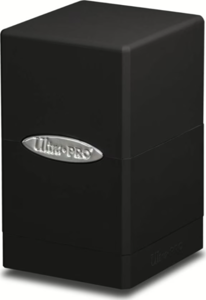 Black Satin Tower Deck Box
