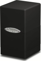 Black Satin Tower Deck Box