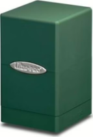 Green Satin Tower Deck Box