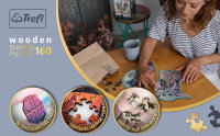 Holz Puzzle 160 - Star Wars Mandalorian - Mandalorian Helm (Konturenpuzzle)