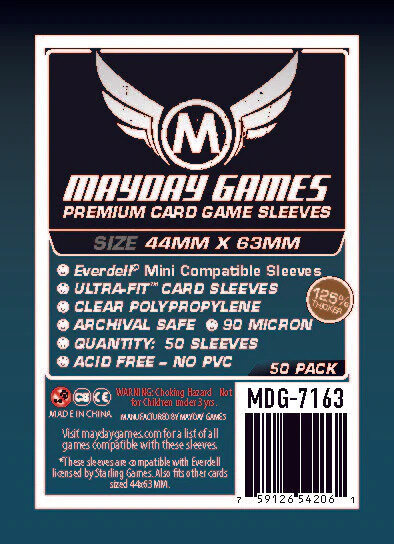 Premium *Everdell Mini Compatible* Sleeves  44x63mm (50)