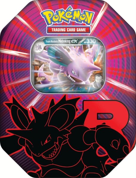 Pokemon Tin 124 Team Rockets Nidoking EVT 05.09.25