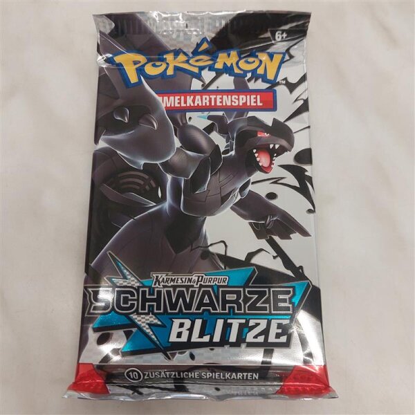 Pokemon KP10.5 Booster Schwarze Blitze EVT 22.08.25