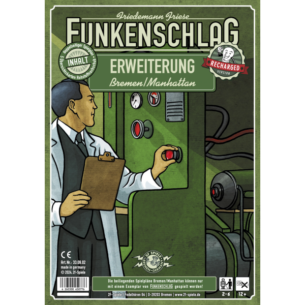 Funkenschlag Erw. 15 (Recharged Version): Bremen/Manhattan