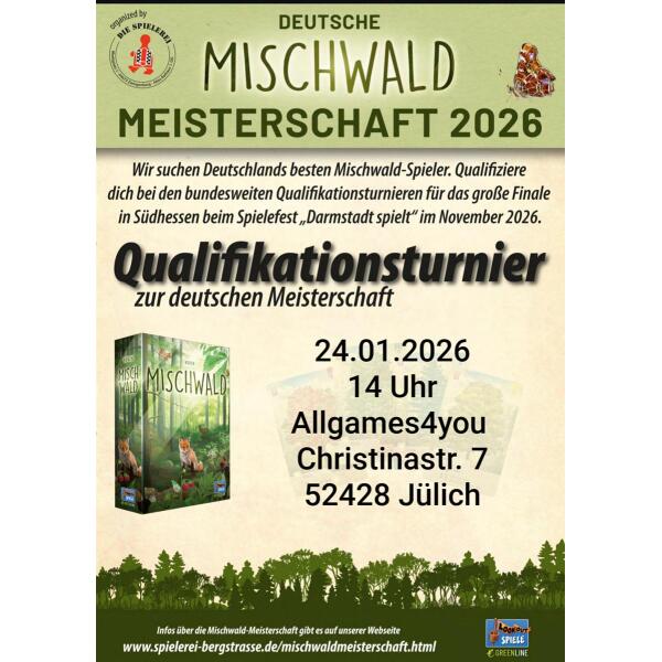Ticket Qualifikationsturnier Deutsche Mischwald Meisterschaft 2026