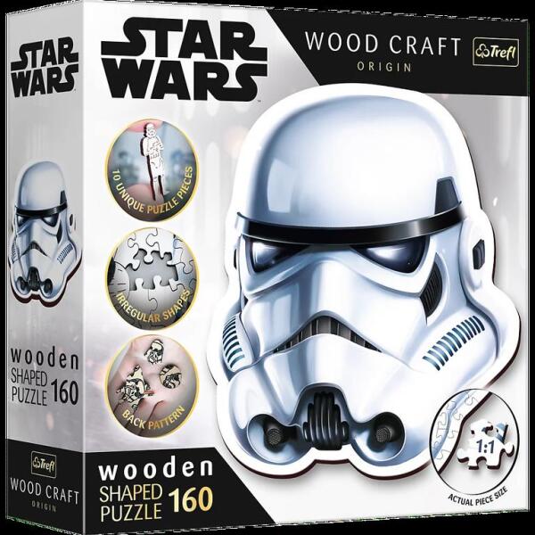 Holz Puzzle 160 - Star Wars - Stormtrooper Helm (Konturenpuzzle)