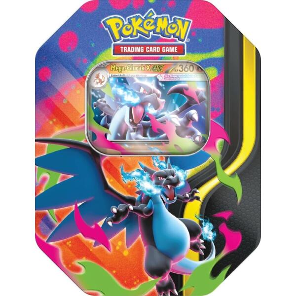 Pokémon Tin-Box 126 Mega-Glurak X-ex