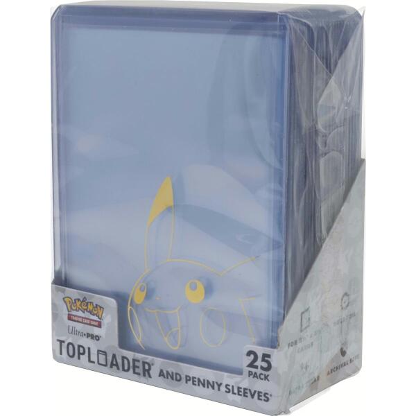 PKM Pikachu Toploader & Penny Sleev (25)