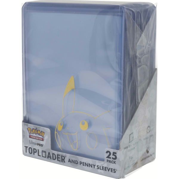 PKM Pikachu Toploader & Penny Sleev (25)