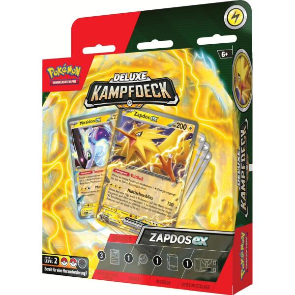 Pokemon Deluxe-Kampfdeck Zapdos-ex