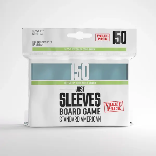 Just Sleeves - Standard American Value Pack (150) (Einzelpack)