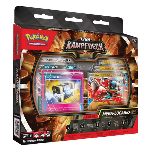 Pokémon Liga-Kampfdeck Mega-Lucario-ex Ende Mai 2026