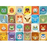 Pokémon Gesichter | 100 XXL Teile Puzzle
