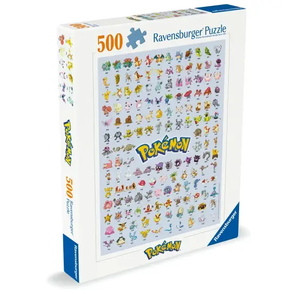 Die ersten 151 Pokémon | 500 Teile Puzzle