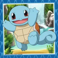 Ravensburger Kinderpuzzle – Pokémon: Glumanda, Bisasam und Schiggy, 3 × 49 Teile
