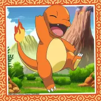Ravensburger Kinderpuzzle – Pokémon: Glumanda, Bisasam und Schiggy, 3 × 49 Teile