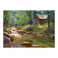 Waldhütte am Bach 1000 Teile