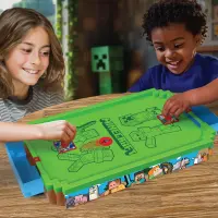Minecraft Arcade Air Hockey Overworld