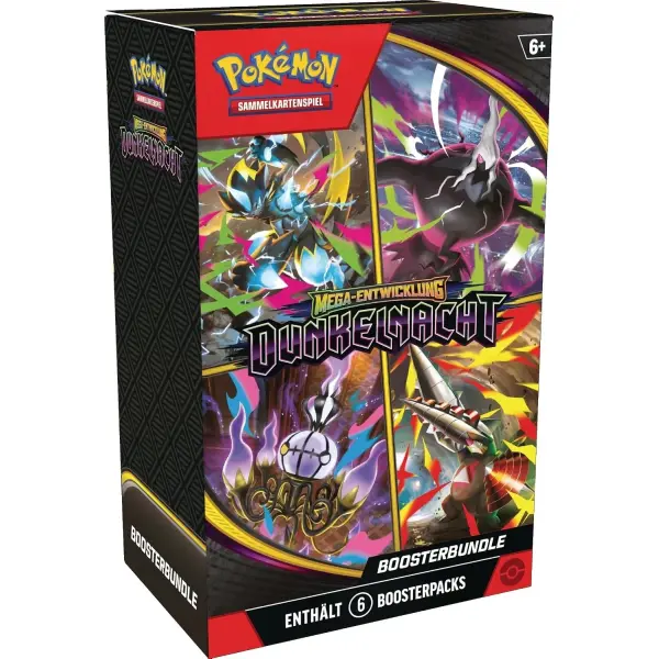 Pokémon Mega-Entwicklung – Dunkelnacht Booster Bundle