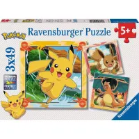 Ravensburger Kinderpuzzle – Pokémon, 3...