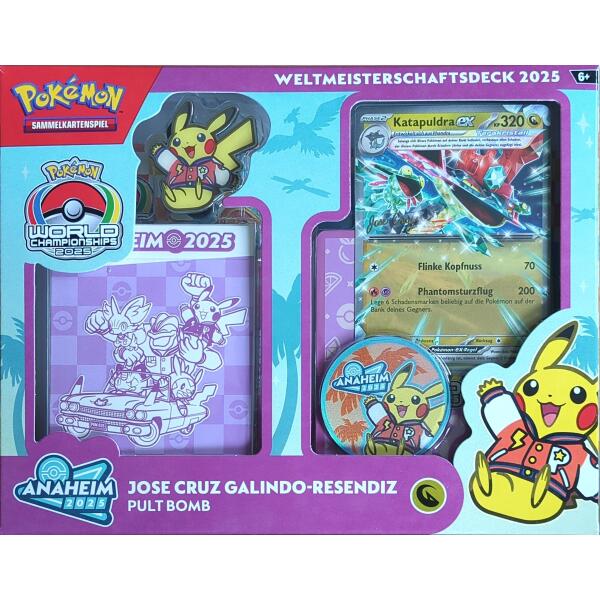 Pokémon Weltmeisterschaftsdeck 2025 – Pult Bomb – Jose Cruz Galindo-Resendiz