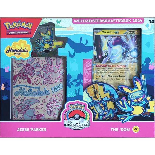 Pokémon Weltmeisterschaftsdeck 2024 – Miraidon-ex – Jesse Parker