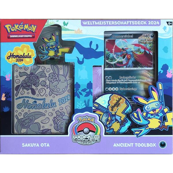 Pokémon Weltmeisterschaftsdeck 2024 – Donnersichel – Sakuya Ota