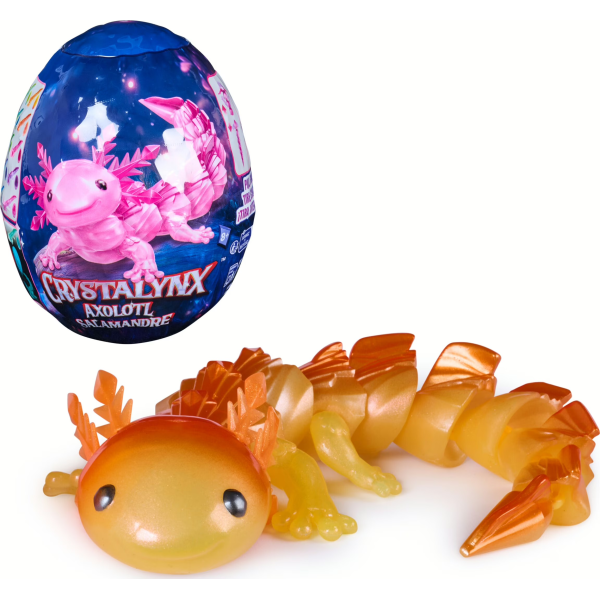 Crystal Lynx Axolotl – sortierte Sammelfigur im Ei